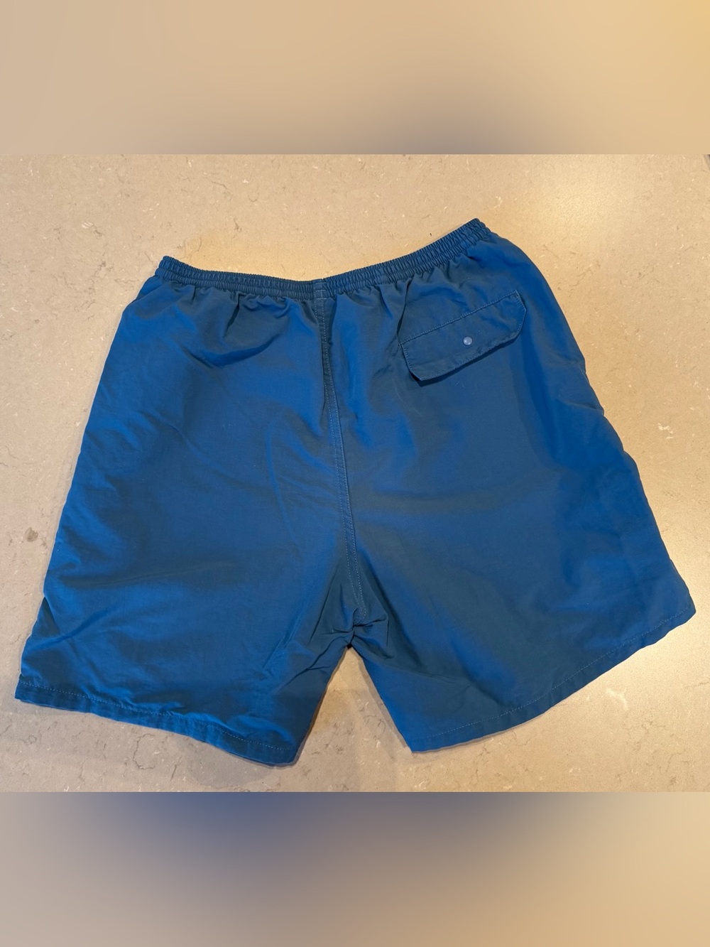 Patagonia Baggie’s Long 7” Men's Small Blue Nylon Unlined Elastic-Waist Shorts - Picture 4 of 8